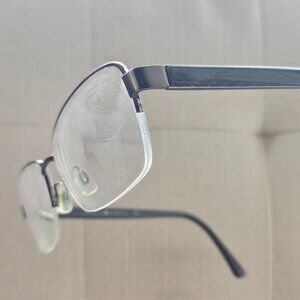 Joseph Abboud Men Eyeglasses Frame Gunmetal Half Rim Glasses 55[[18145 Eyewear